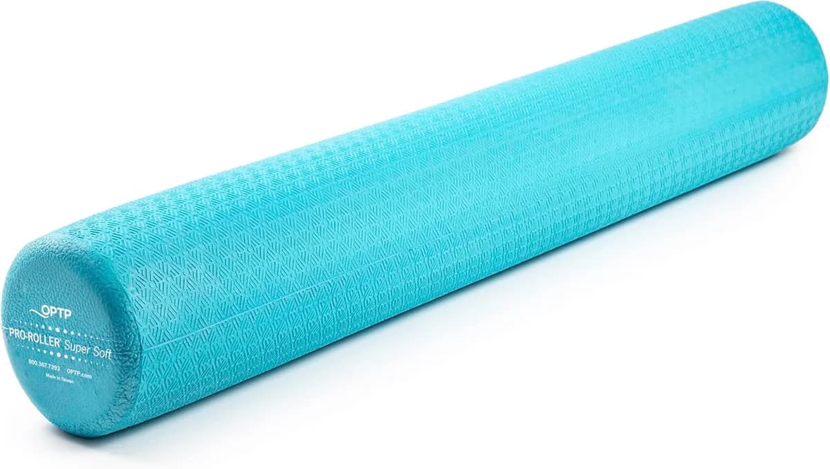 Super soft low-density foam roller for gentle fascia release